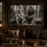 Bigfoot Guardian Acrylic Wall Art