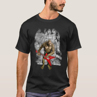 Bigfoot Guitar Player T Shirt