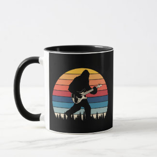 Bigfoot Guitar Solo Sasquatch Guitar Player gifts Mug