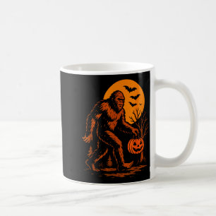 Bigfoot Halloween Sasquatch Jack O Lantern Coffee Mug