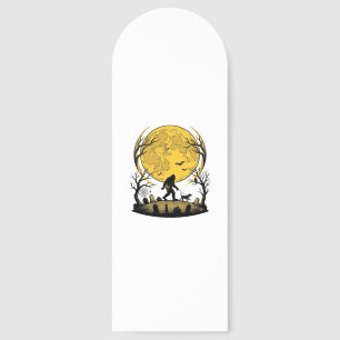 Bigfoot Halloween Shirt Full Moon Dog Walk_1 Bookmarks
