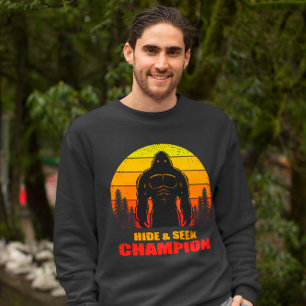 Bigfoot Hide And Seek Champion Funny Gift Sweatshirt