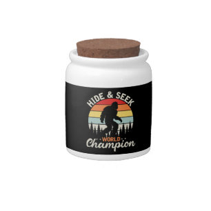 Bigfoot Hide And Seek World Champion Candy Jar