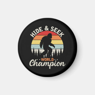 Bigfoot Hide And Seek World Champion Magnet