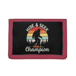 Bigfoot Hide And Seek World Champion Tri-fold Wallet