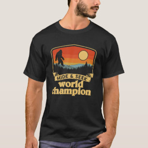 Bigfoot Hide and Seek World Champion Vintage Natur T-Shirt