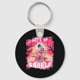 Bigfoot Hiding From Alien In A Ufo Behind A Tree F Keychain
