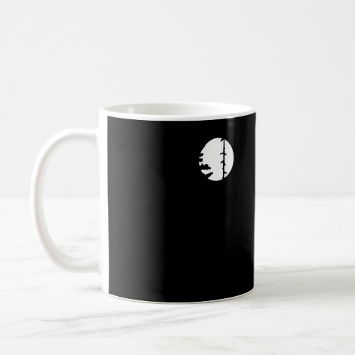 Bigfoot Hiding In Forest For Sasquatch Believers Coffee Mug