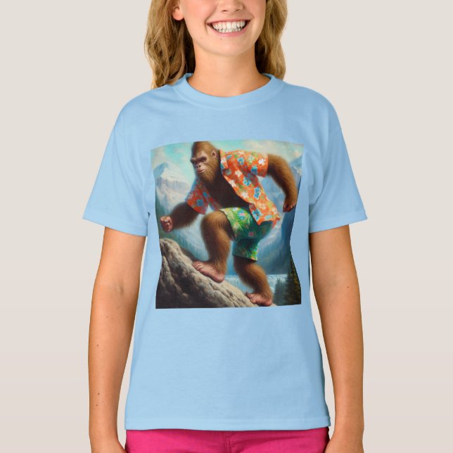 Bigfoot Hiking T-Shirt (Front)