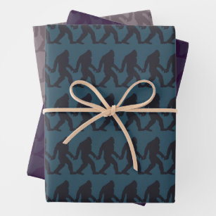 Sasquatch Gift Wrap, Wrapping Paper