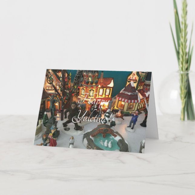 Bigfoot holiday Village Card (Front)