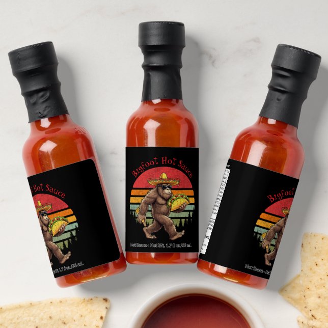 Bigfoot Hot Sauce (Laydown)