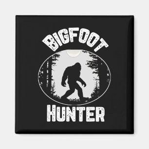 Bigfoot Hunter Sasquatch Funny Humor Magnet