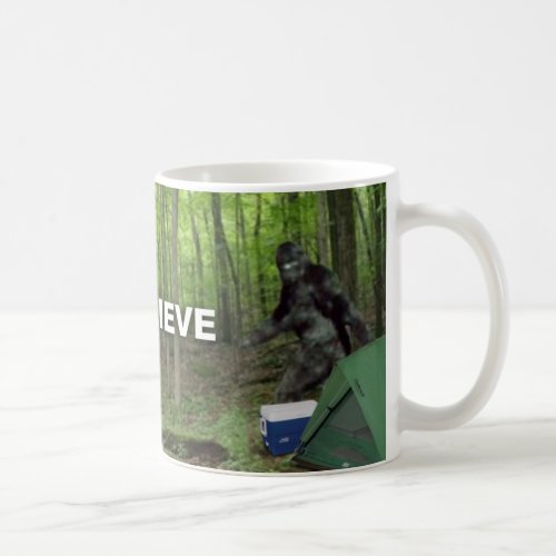 Bigfoot I Believe Coffee Mug