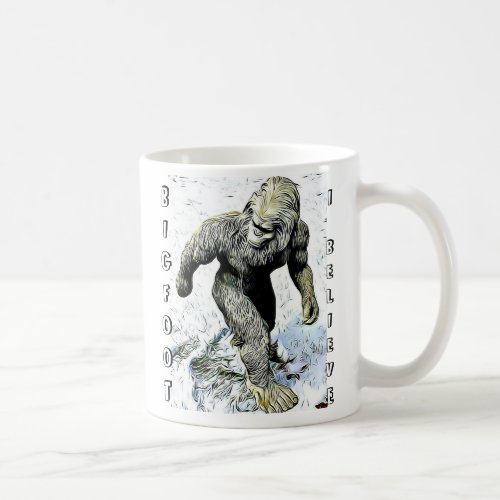 Bigfoot I Believe Coffee Mug