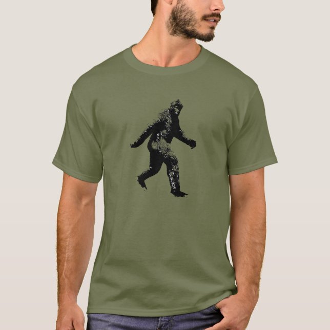 Bigfoot I Believe Customizable Text T-Shirt (Front)