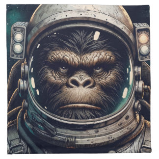 Bigfoot in Orbit Cocktail Napkins