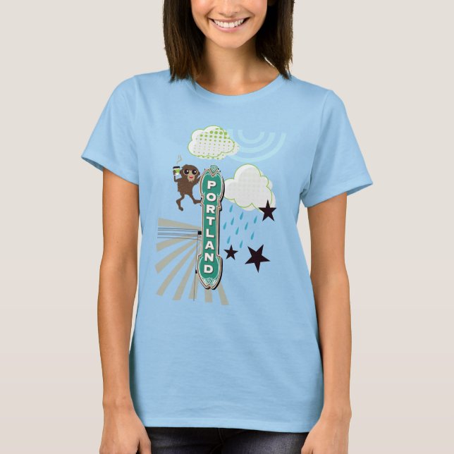 Bigfoot in P-town T-Shirt (Front)