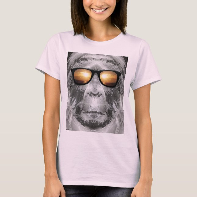 Bigfoot In Shades T-Shirt (Front)