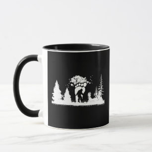 Bigfoot in the Forest Sasquatch Yeti Mug
