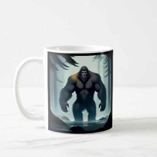 Bigfoot in the Woods Coffee Mug