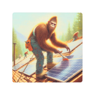 Bigfoot Installing Solar Panels