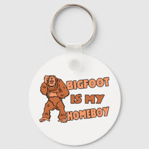 Bigfoot Is My Homeboy Keychain