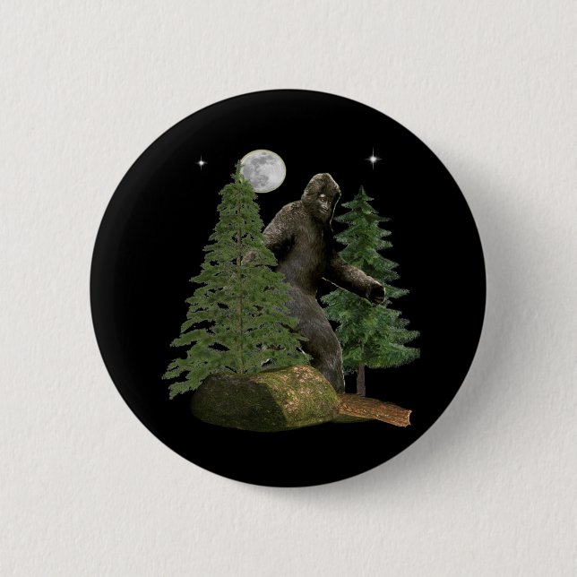 Bigfoot Items Pinback Button (Front)