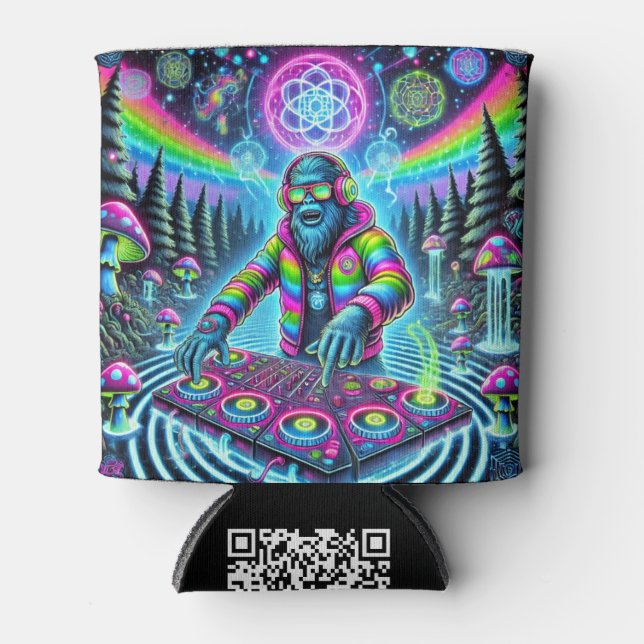 🚀 Bigfoot Just Leveled Up His Koozies! 🌌 Can Cooler (Front)