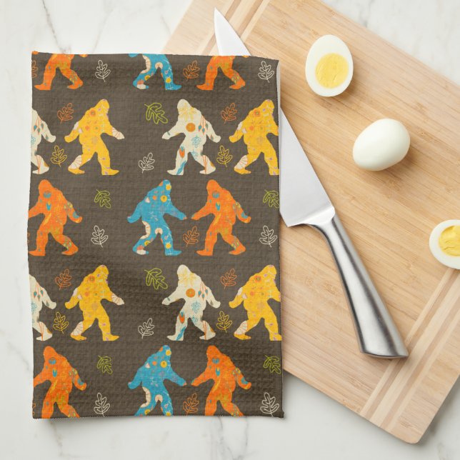 Bigfoot Kitchen Towel (Quarter Fold)
