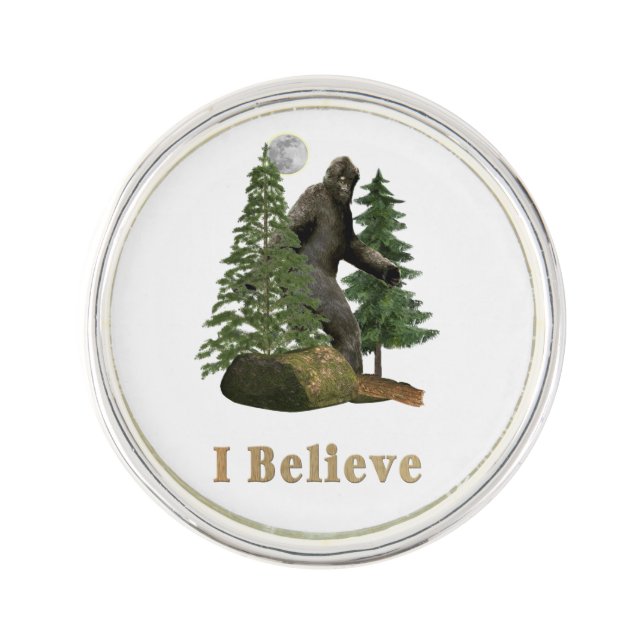 Bigfoot Lapel Pin (Front)