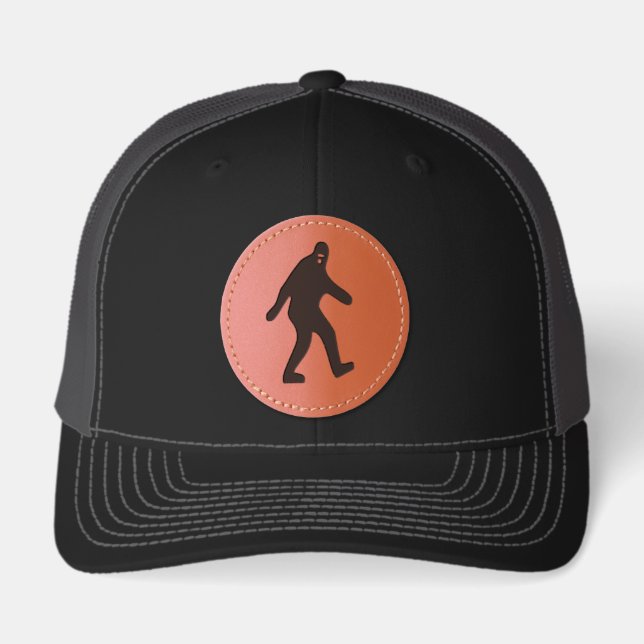 Bigfoot  leather patch hat (Front)