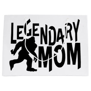 Bigfoot Legendary Mom Large Gift Bag