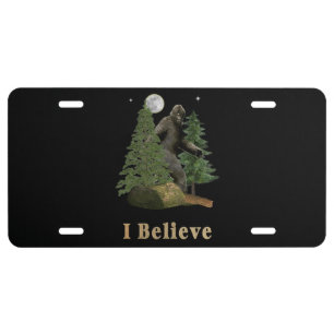 Bigfoot licence plate
