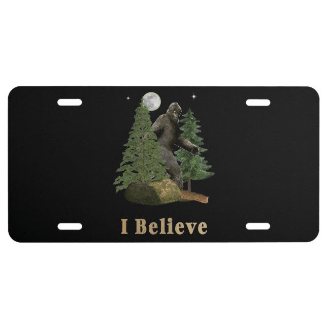 Bigfoot licence plate (Front)