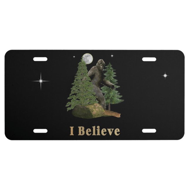 Bigfoot License Plate (Front)