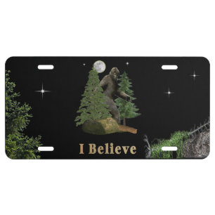 Bigfoot License Plate