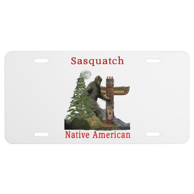 Bigfoot License Plate (Front)