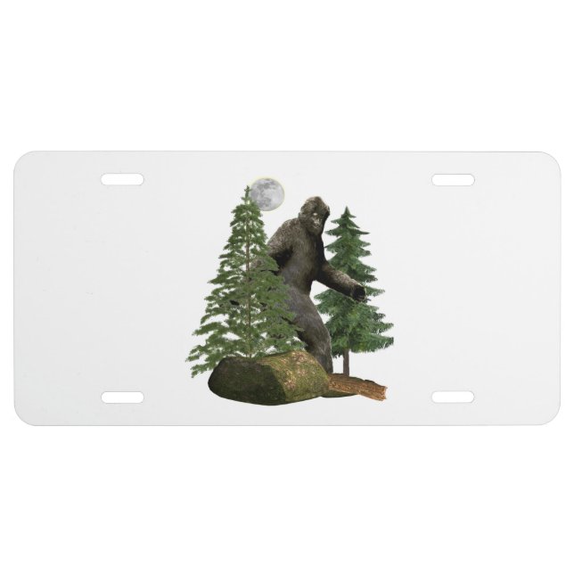 Bigfoot License Plate (Front)