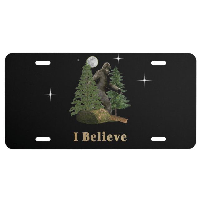 Bigfoot license plate (Front)