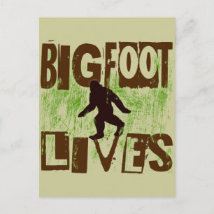 Bigfoot Lives Postcard