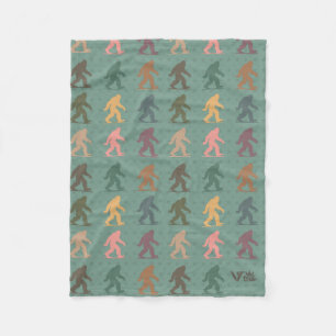 Bigfoot Lover Gift Blanket Vintage Bigfoot Throw
