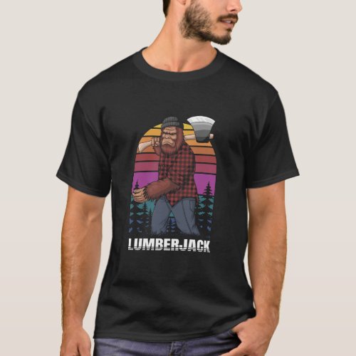 bigfoot lumberjack style T_Shirt