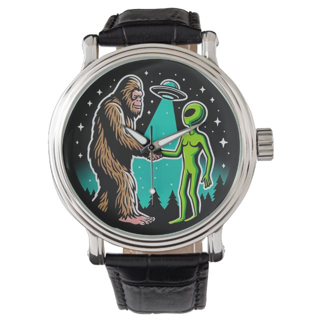 Bigfoot Meets Alien Watch (Front)