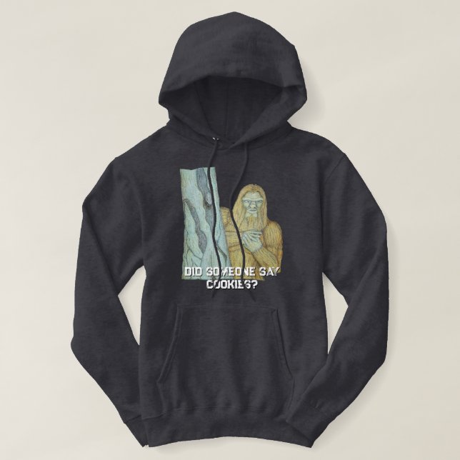 Bigfoot meme parody hoodie (Design Front)