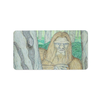 Bigfoot meme parody label