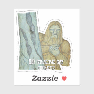 Bigfoot meme parody sticker