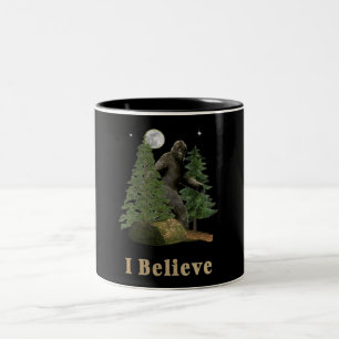 Bigfoot merchandise Two-Tone coffee mug