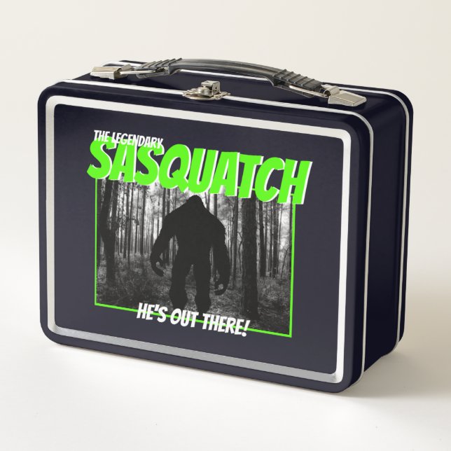 Bigfoot Metal Lunch Box (Front)