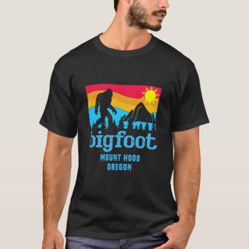 Bigfoot Mount Hood Oregon T_Shirt